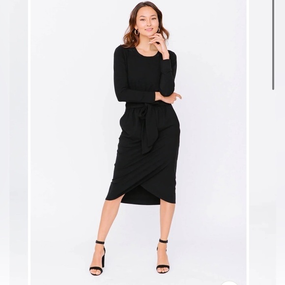 Smash + Tess Dresses & Skirts - SMASH & TESS REBECCA WRAP DRESS black xxs